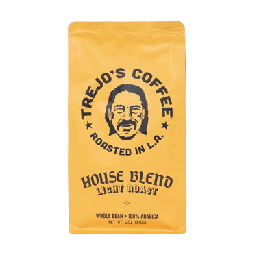 Trejo's House Blend Whole Bean Coffee - Light Roast - The Pepper Pantry (Formerly Marie Sharp's)